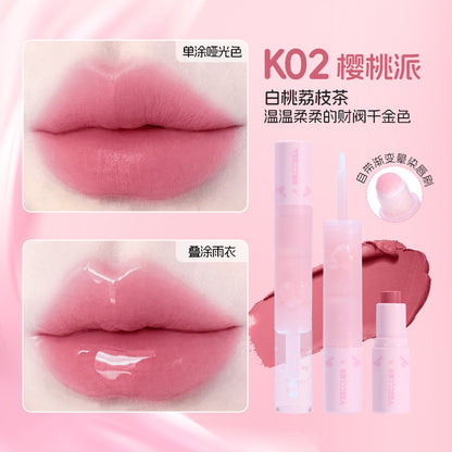 Veecci Three-Ended Velvet Lipstick & Gloss