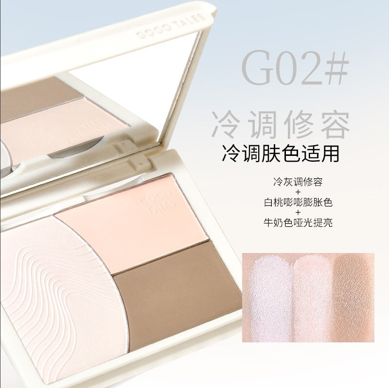 GogoTales Natural Shadow Contour Palette