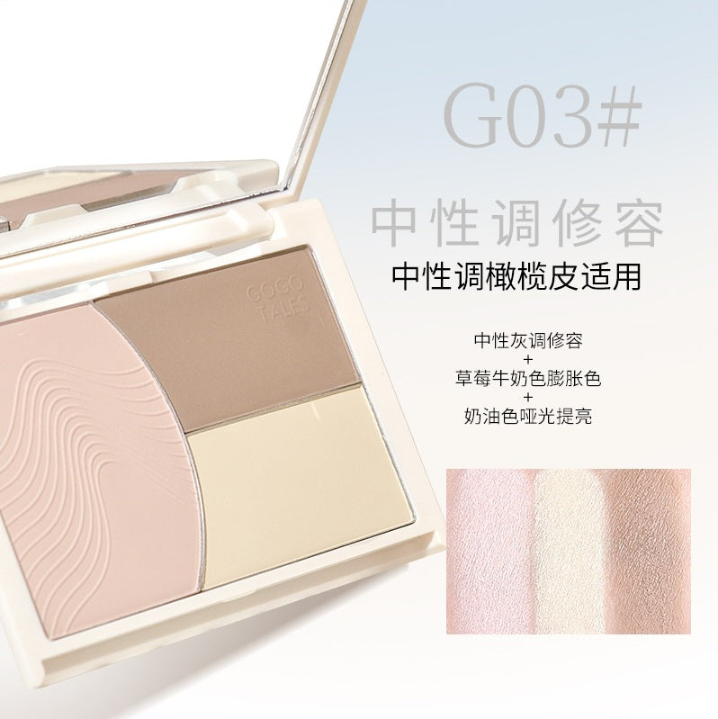 GogoTales Natural Shadow Contour Palette