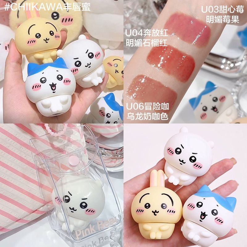 Pink Bear x Chiikawa Lips, Blush & Eyes Giftset – Jelly Make Up