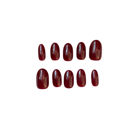 Wine Drunk Handmade Press On Nails