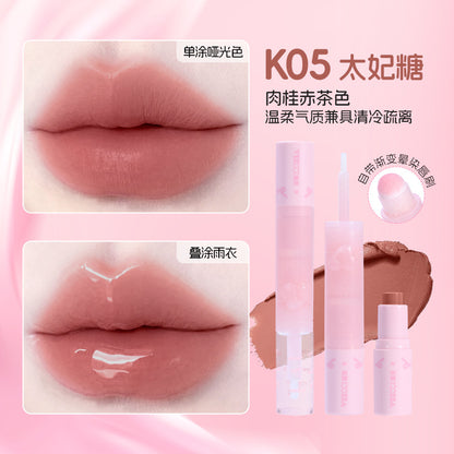 Veecci Three-Ended Velvet Lipstick & Gloss