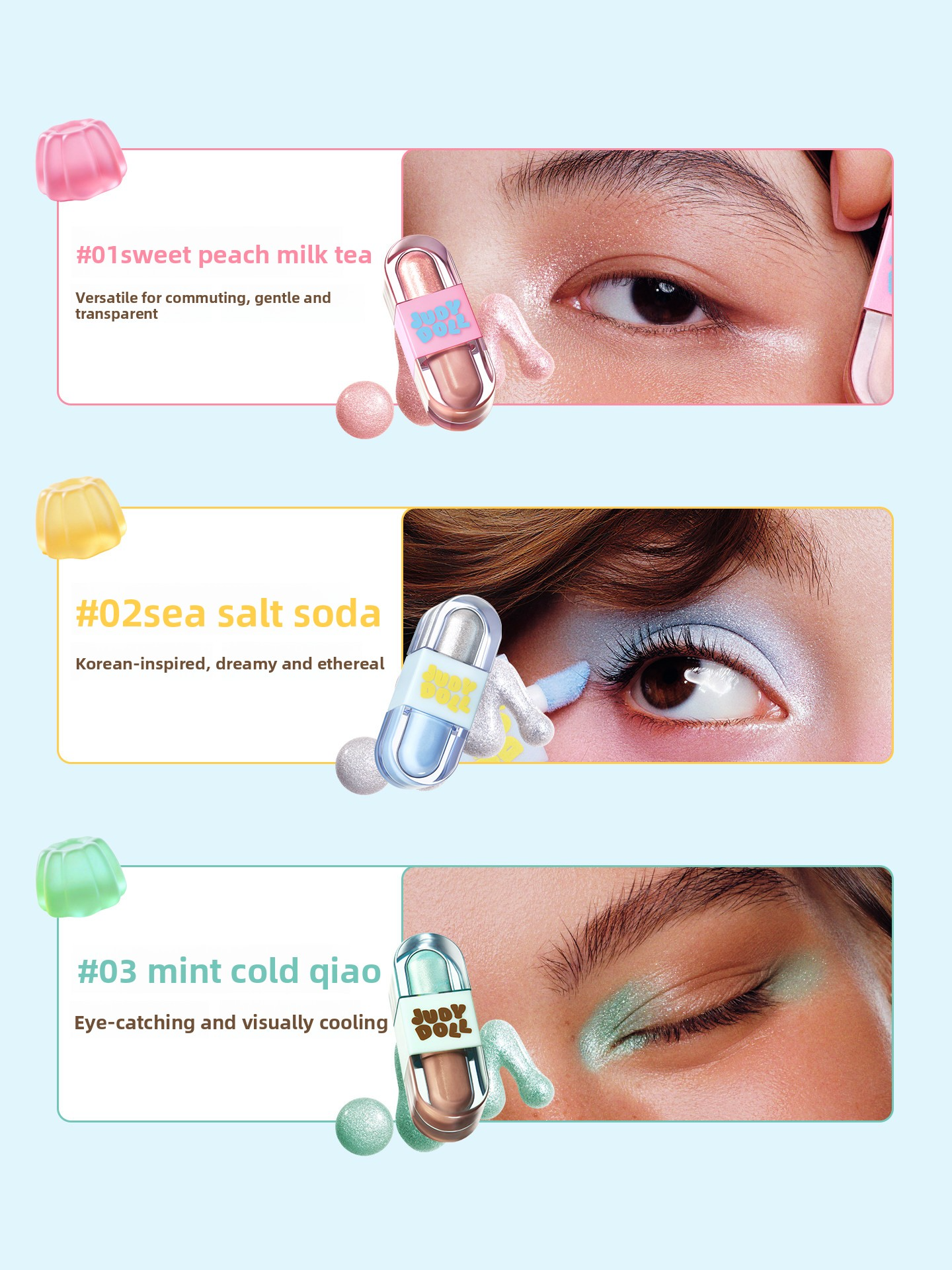 Judydoll Jelly Mini Series Eyeshadow Duo Tint