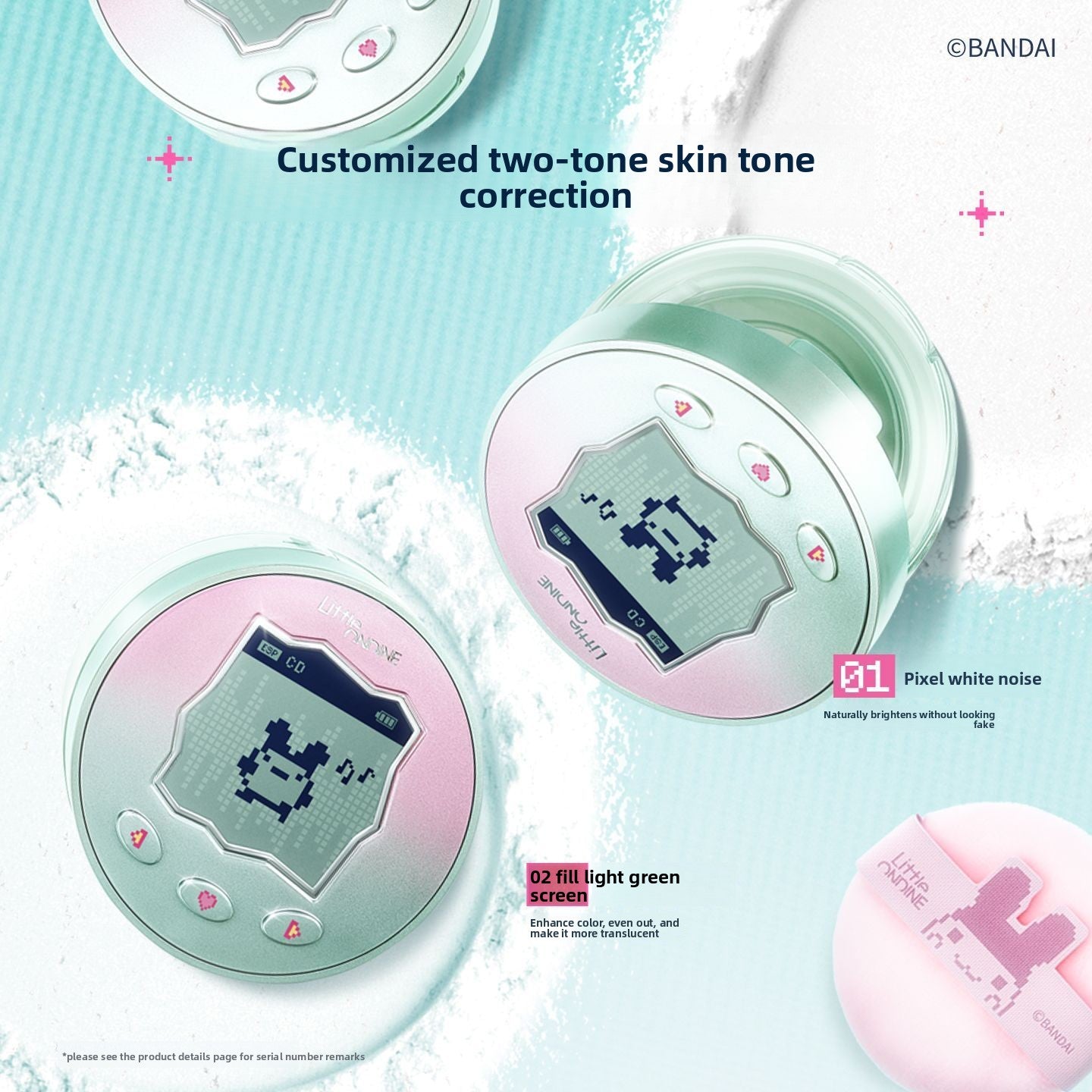 Little Ondine x Tamagotchi Long-Wear Setting Powder