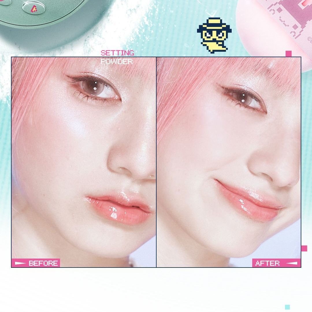 Little Ondine x Tamagotchi Long-Wear Setting Powder