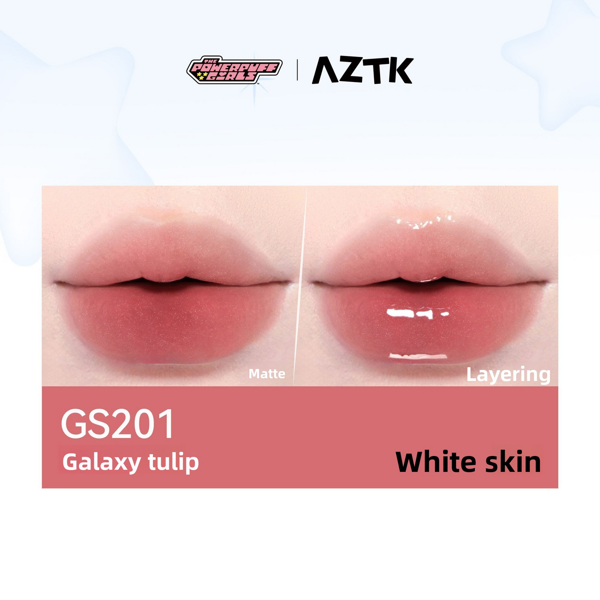 AZTK x Powerpuff Girls 2.0 Dual Ended Lipstick & Gloss