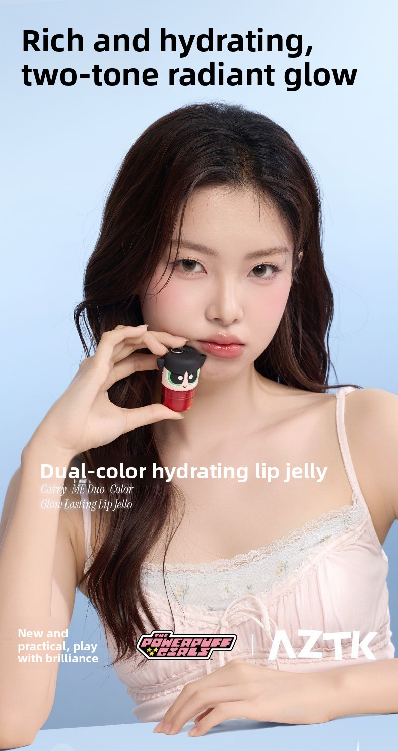 AZTK x Powerpuff Girls 2.0 Dual Color Lip Gloss