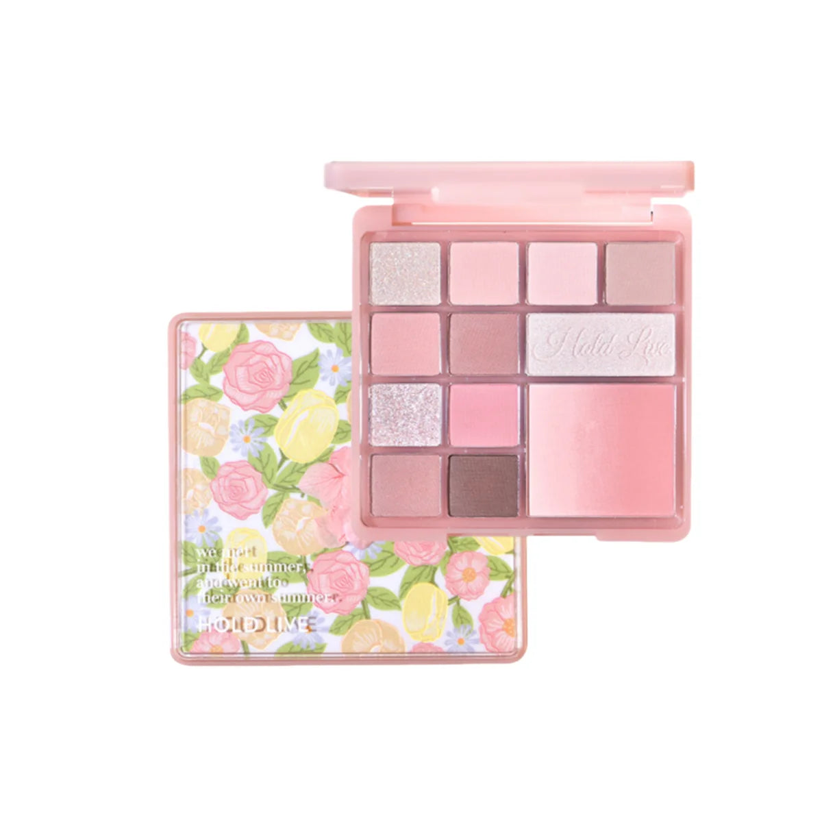 Holdlive Floral 12-Color Eyeshadow Palette