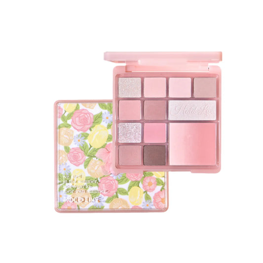 Holdlive Floral 12-Color Eyeshadow Palette