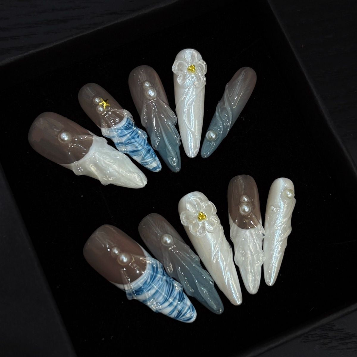 Sea Fairy Handmade Press Ons