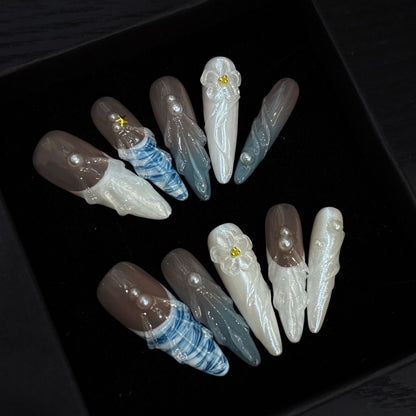 Sea Fairy Handmade Press Ons