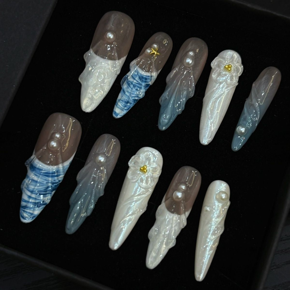 Sea Fairy Handmade Press Ons