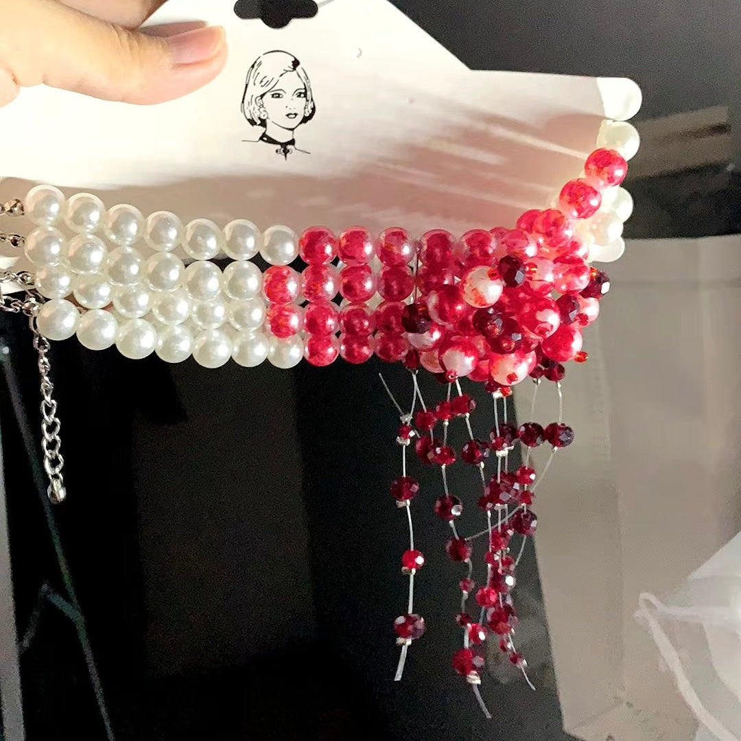 Blood-stained Pearl Necklace