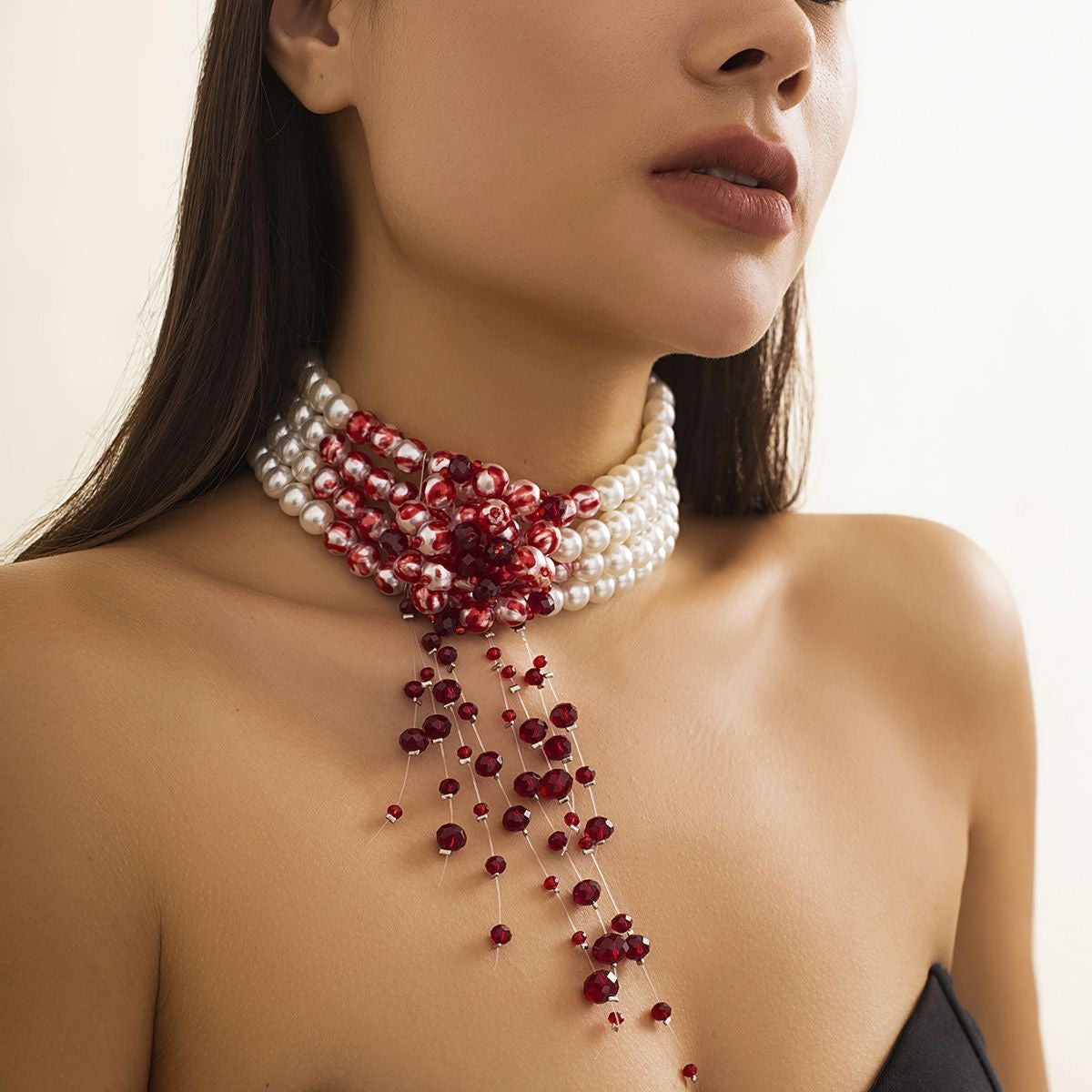 Blood-stained Pearl Necklace