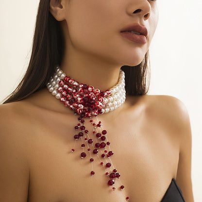 Blood-stained Pearl Necklace