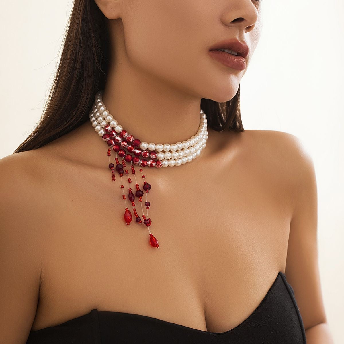 Blood-stained Pearl Necklace