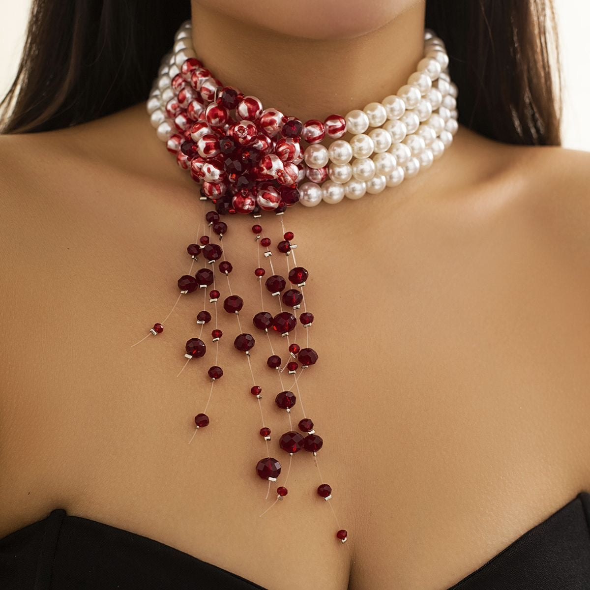 Blood-stained Pearl Necklace