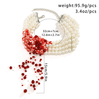 Blood-stained Pearl Necklace