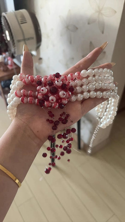 Blood-stained Pearl Necklace