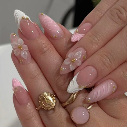 Flower Fairy Handmade Press On Nails