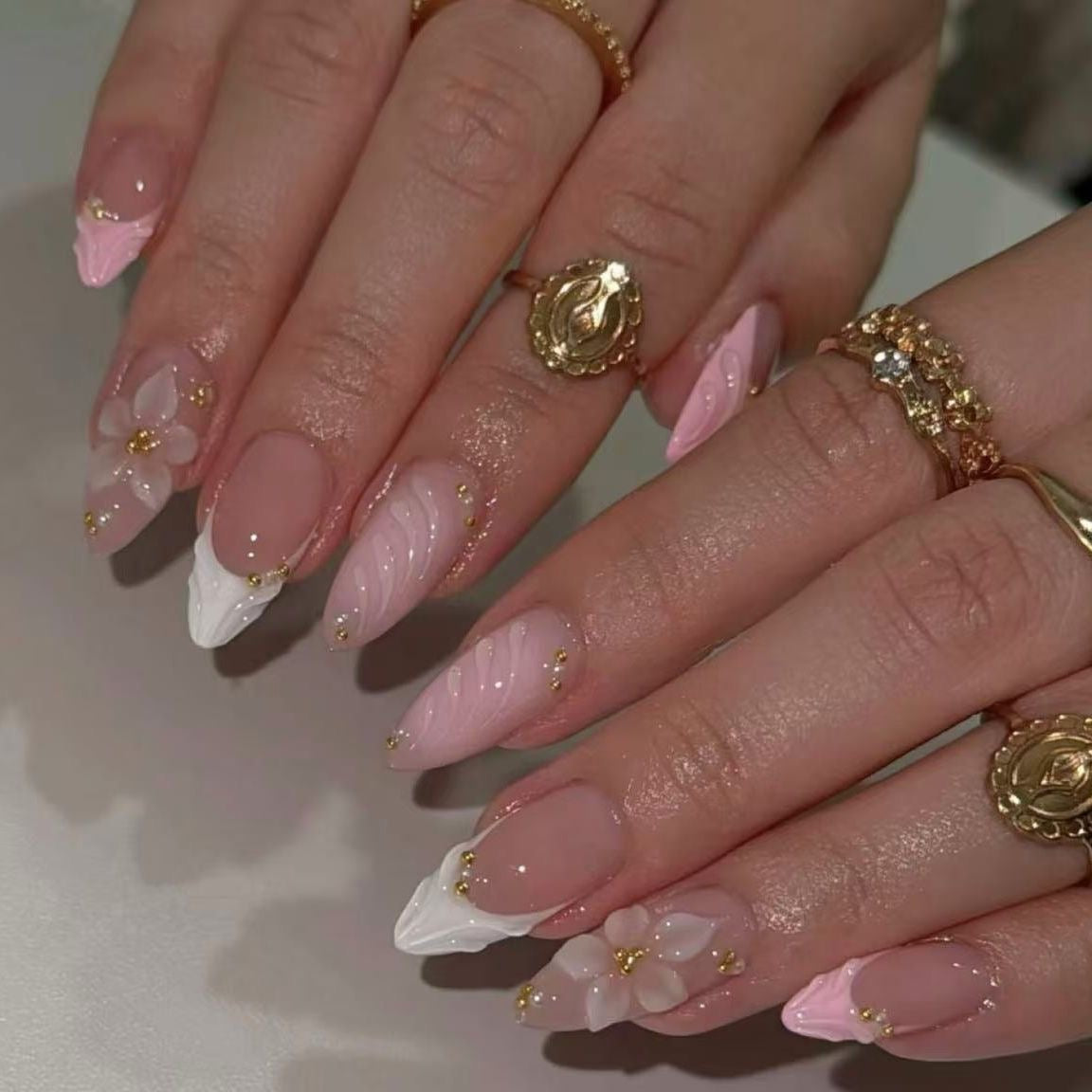 Flower Fairy Handmade Press On Nails