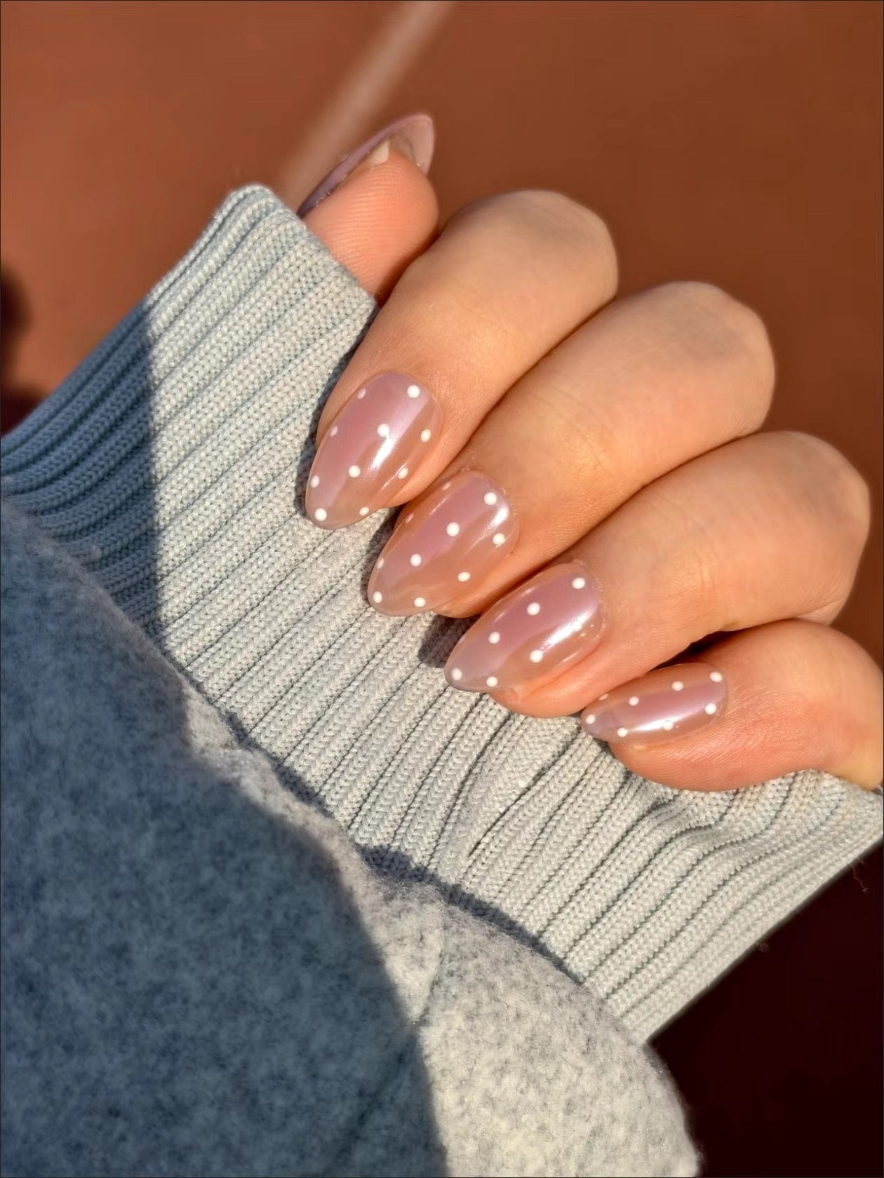 Glazed Sugar Donut Handmade Press On Nails