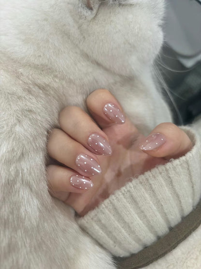 Glazed Sugar Donut Handmade Press On Nails
