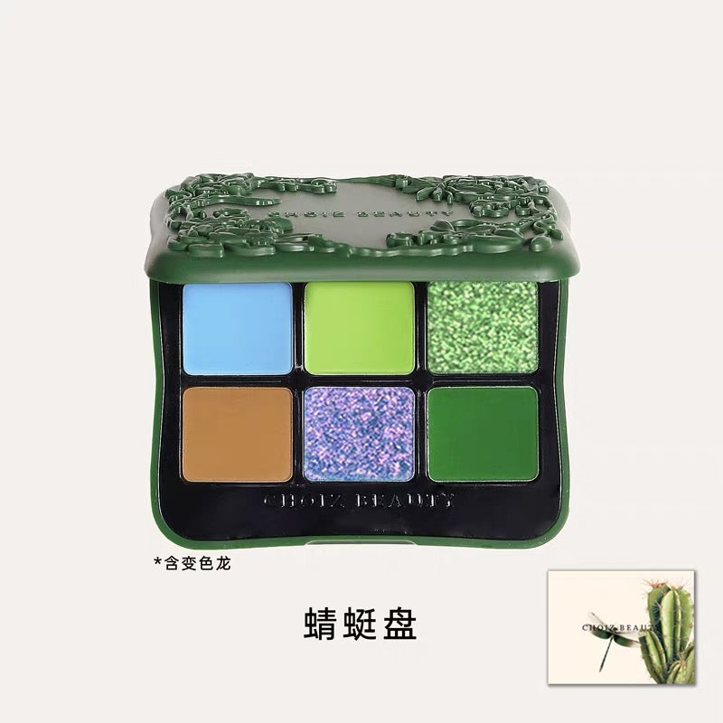 Choiz Beauty Insect Series 6-colour Eyeshadow Palette (new)