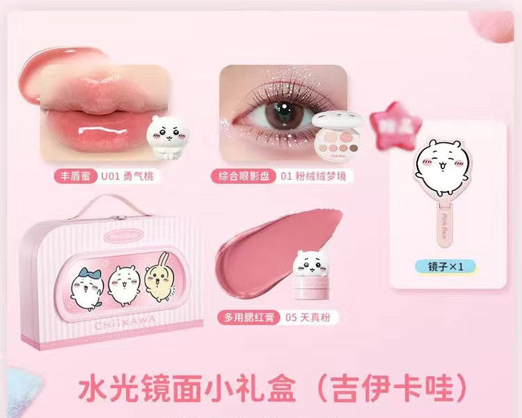 Pink Bear x Chiikawa Lips, Blush & Eyes Giftset