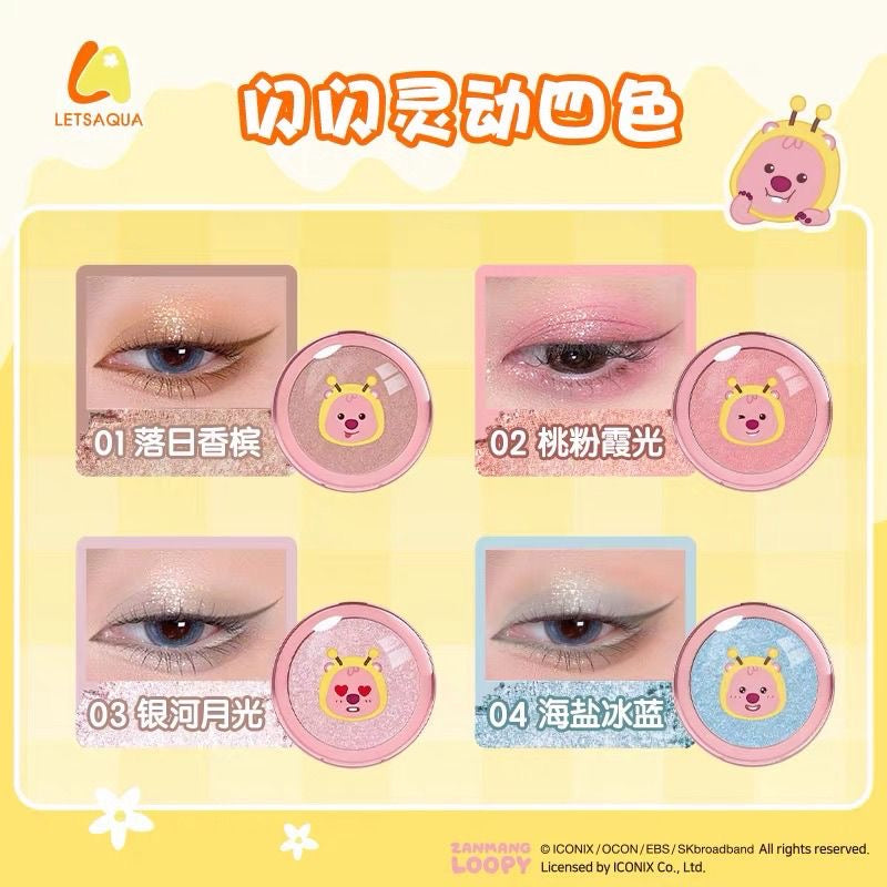 Letsaqua x Loopy Single Glitter Eyeshadow