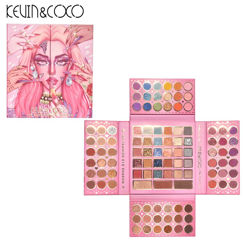 KEVIN&COCO 105-Shade Eyeshadow Palette