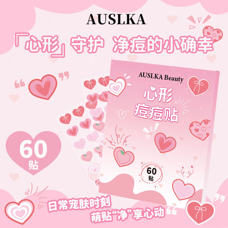 Auslka Love Heart Acne Patches