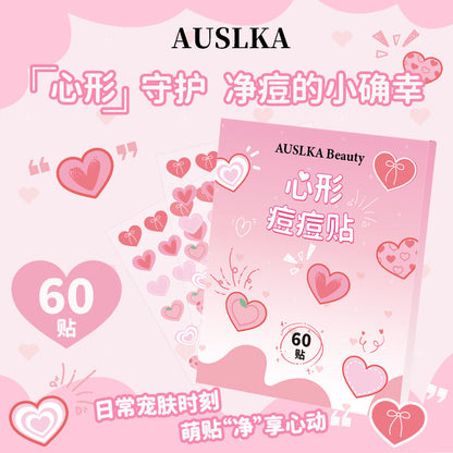 Auslka Love Heart Acne Patches