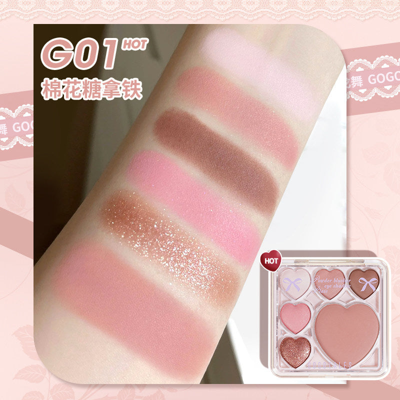 Gogo Tales Sweetish Soft heart Make Up Palette
