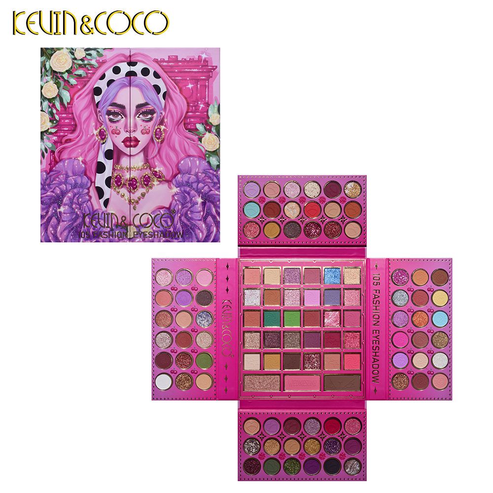 KEVIN&COCO 105-Shade Eyeshadow Palette