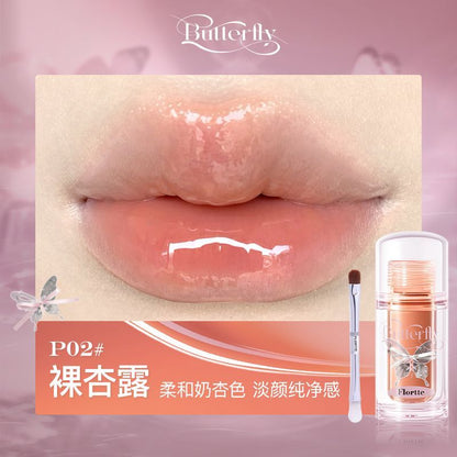 Flortte Pink Twin Butterfly Lip Serum