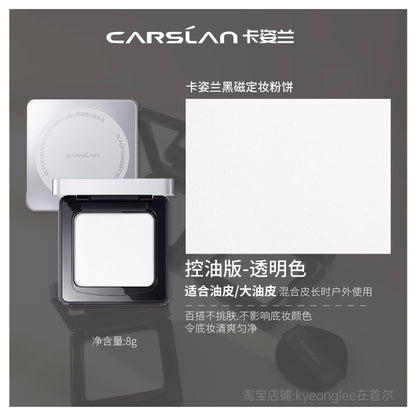 Carslan Black Magnet Pressed Powder Compact 8g
