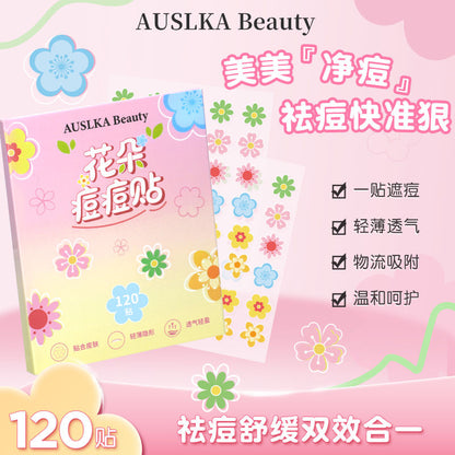 Auslka Flower Acne Patches
