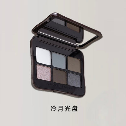 Choiz Beauty Portable 6-colour Eyeshadow Palette (removable pan)