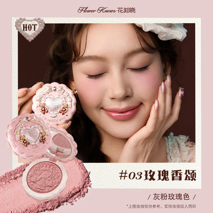 The Sweetie Bear Silk Satin Blush