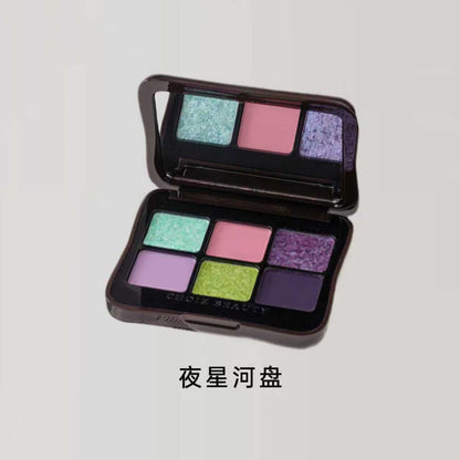 Choiz Beauty Portable 6-colour Eyeshadow Palette (removable pan)