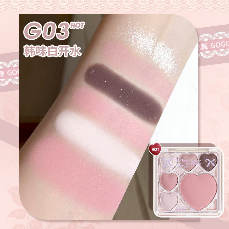 Gogo Tales Sweetish Soft heart Make Up Palette