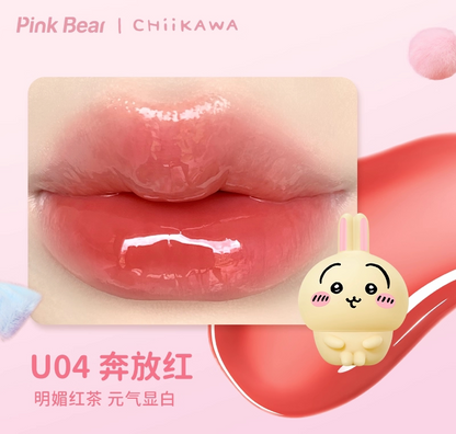 Pink Bear x Chiikawa Lip Gloss and Mud