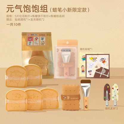 GUOXIAONIU × Crayon Shinchan Bakery Puff Set