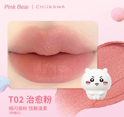 Pink Bear x Chiikawa Lip Gloss and Mud