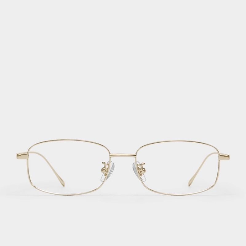 Y2K Square Metal Glasses