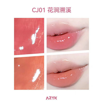AZTK Dual Colour Water Pout Lip Jelly