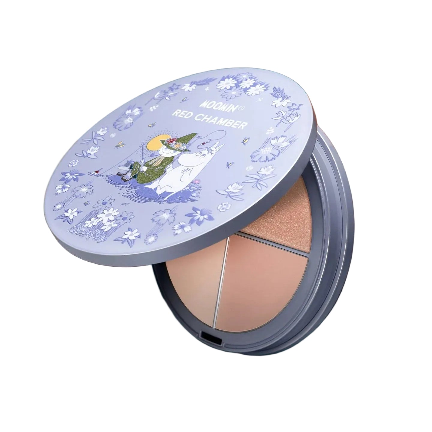 Red Chamber X Moomin 3-shade Highlighter Palette