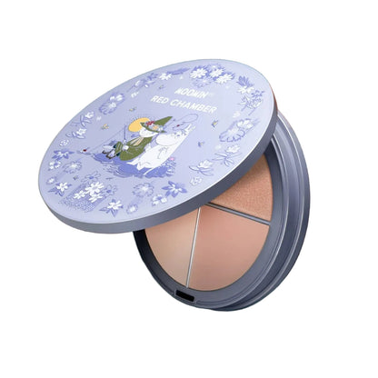 Red Chamber X Moomin 3-shade Highlighter Palette