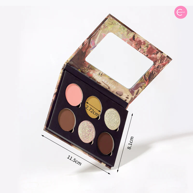 Choiz Beauty Insect Series 6-colour Eyeshadow Palette